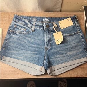 a.n.a Women's Classic Blue Jean Shorts